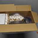 Hioasis 350pcs Clear and Gold Plates - Clear Party Plates for 50 Guest, Include 100 Heavy-duty Plates(20% Thicker Than Standard), 50 Pre Rolled Gold Plastic Silverware Set, 50 Cups