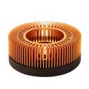 Teapot Warmer, JUKFITA Durable Tea Warmer for Heating Tea, Coffee, Milk & Food, Made Aluminum & Wood, Compatible with Most Standard Teapots