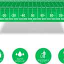 Party Football Tablecloth（120x60 Inch）, Football Theme Party Plastic Touchdown Table Cover for Birthday Party Decorations Tailgate Football Party  120x60