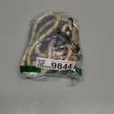 Reflective Dog Collar Padded with Soft Neoprene Breathable Adjustable Nylon Dog Collars for Small Medium Large Dogs (Large (Pack of 1), Vanila/Pink Floral Collar+Leash)