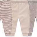 JELYLOVE Unisex Baby Boy Girl Bodysuits Sets 20 Pack Cotton Casual New Born Clothes Comfort Infant Outfit Essentials (Beige, M)