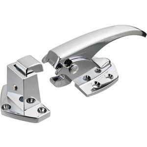 Freezer Door Flush Mounted Walk in Latch Handle, 165mm, Silver Tone