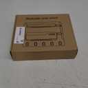 Bedside Wall Mount Shelf, Adhesive Bedside Organizer for RemotePhoneGlasses. Bedside Accessories Storage suitable for College Dorm bunk bed  BedroomRvBlack