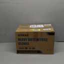 HEAVY DUTY 7 Mil Nitrile Disposable Gloves Black Nitrile Latex Rubber Cleaning Mechanic Gloves 1000PC XL