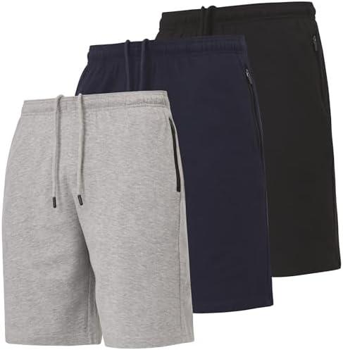 Ultra Performance 3 Pack Mens Shorts Casual Men's Athletic Short Workout Gym Shorts for Men with Zipper Pockets, Small - 5X at Amazon Mens Clothing store