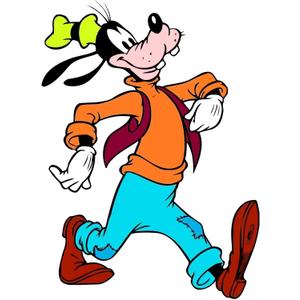 Cute Cartoon Dog Walking Cartoon Adorable Cartoon Girls Boys Kids Room Studio Children Design Animated Colorful Nice Pretty Elevate Home Vinyl Visual Decoration Creative Aesthetic Art 24x26 inch