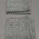 MIULEE Pack of 2 Corduroy Decorative Throw Pillow Covers 16x16 Inch Soft Boho Striped Pillow Covers Modern Farmhouse Home Decor for Summer Sofa Living Room Couch Bed Greyish Green