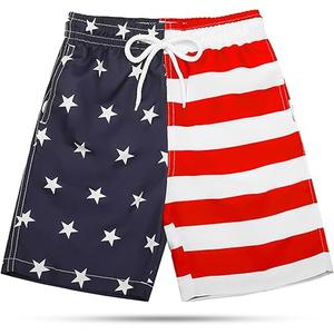 KAILUA SURF Boys' Swim Trunks Quick Dry Board Shorts with Mesh Liner E1 10-12Year