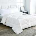 100% Cotton Filled Comforter All Seasons Cotton Comforter,Full Size White