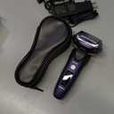 Panasonic ES-LV67-A803 Wet and Dry Shaver, 5 Shaving Heads with Linear Motor, Including Hair Trimmer, Navy Blue