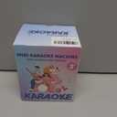 Mini Karaoke Machine with 2 Wireless Microphones for Kids, Kids Toys for Girls and Boys, Portable Bluetooth Speaker Gift for Girls 4, 5, 6, 7, 8+ Year Old Birthday Party(White)