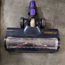 Cordless Vacuum Cleaner, 650W 48KPa Vacuum Cleaners for Home, Self-Standing Stick Vacuums with LED Display, Anti-Tangle, Lightweight, Stick Vacuum Rechargeable for Pet Hair Carpet Floor (Purple)