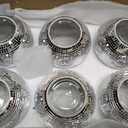 6 Pieces Disco Ball Flower Vase Mirror Disco Ball Glass Planter Candle Holder Glass Vase Bulk for Wedding Centerpieces Bedroom Kitchen Office Decoration Birthday (Silver, 5 x 6 Inch)