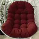 STAYDEN Egg Chair Cushion Replacement Outdoor Hanging Chair Cushion for Patio Furiture Hammock Swing Cushion 47x35x6 Inches (WineRed)