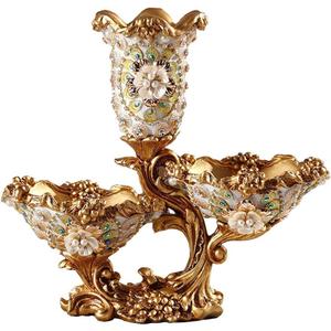 Elegant Large Flower Vases Table Centerpiece for Kitchen Dining Living Room Home Decor, European RetroTall Big Resin Flowers Chinese Vases for Bedroom Decorations, White 13.78in 13in