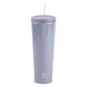 Manna Ranger Double-wall Insulated Stainless Steel Tumbler with Leak-proof Smart Seal Lid and Reusable Tritan Straw - 40 Oz - Purple Shimmer