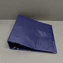 Samsill Durable 3 inch 3 Ring Binder, D Ring Binder, 100% Recycled Chipboard, Blue