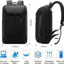 BANGE 15.6 Inch Laptop Backpack for Men and Women, Business Travel Backpack, Waterproof Lightweight Computer Bag for Office, Commuter & Outdoor Sports, Large