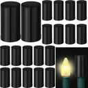 20 Pcs No Glow Christmas Bulbs Light Caps Compatible with C9 LED String Lights Rubber String Lights Caps Soft Christmas Blackout Light Cap Covers