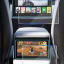 KOOGEN 2 Pack Tempered Glass Screen Protector for Tesla Model X/Model S 2023-2026,17" Infotainment Screen & 9.4" Second Row Film Compatible With 2026 2025 2024 Car Accessories (Model X/S 17" Navigation + 9.4" gauge, Transparent)