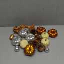 onlinepartycenter Copper Gold and Silver Pumpkins and Pinecones Fall Autumn Home