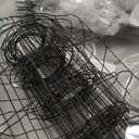 PROWORX Decorative Garden Fence Border Rolls, Total 14 in x 40 ft 2 Pack Metal Folding Flat Wire Fencing for Yard, Black PVC Coated Outdoor Patio Landscape Flower Bed Edging