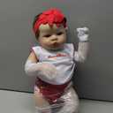 SCOM Lifelike Baby Dolls Girl -18 Inch Reborn Realistic Baby Dolls Silicone Cute Soft Body Doll Real Life Baby Doll Gift for Age 3+