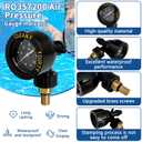 R0357200 Air Gauge Release Valve Assembly Replacement for Zodiac Jandy Pool and Spa Filters Compatible with CV & CL, DEV & DEL, JS Series，1/4" mpt, 0-60psi
