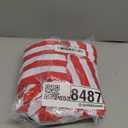 VIMPUNEC Ruffle One Shoulder Swimsuits for Women Striped High Waisted Two Piece Bathing Suits (Small, American Flag 3)