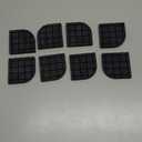 Anti Vibration Pads, Washer and Dryer Anti Slip and Noise-Reducing Anti Vibration Mat, Universal Vibration Isolation Pads Protects Laundry Shaking Walking Pedestals - 8 PCS Washing Machine Foot Pads (Round)