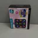 Dance Mat Toys for 3-12 Year Old Girls Boys, Dance Pad with Light Up 8-Buttons & Bluetooth, Music Dance Game with 7 Game Modes, Christmas Birthday Gifts for 3 4 5 6 7 8 9 10+ Year Old Girls Boys (Purple)