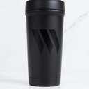 Swolverine® Stainless Steel Shaker | Black on Black Stainless Steel Protein Shaker Bottle