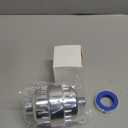 Shower Filter, 20 Stage Shower Head Filter for Hard Water with 2 Cartridges, High Output Shower Water Filter to Remove Chlorine, Fluoride and Other Impurities, Improves Skin Condition, Protects Hair (Chrome)