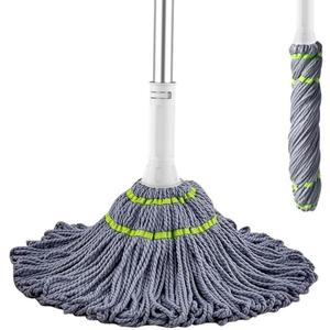 Microfiber Mops for Floor Cleaning, Long Handle Self Wringing Mop, Twist Mop for Tile, Hardwood Floor, Tile, Kitchen, Home, Office