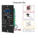 Digital Thermostat Kit Replacement for Traeger Pellet Grills, Traeger Pro Controller Upgrade Thermometer Control Panel Replacement Parts, with RTD Temperature Sensor and Dual Meat Probes