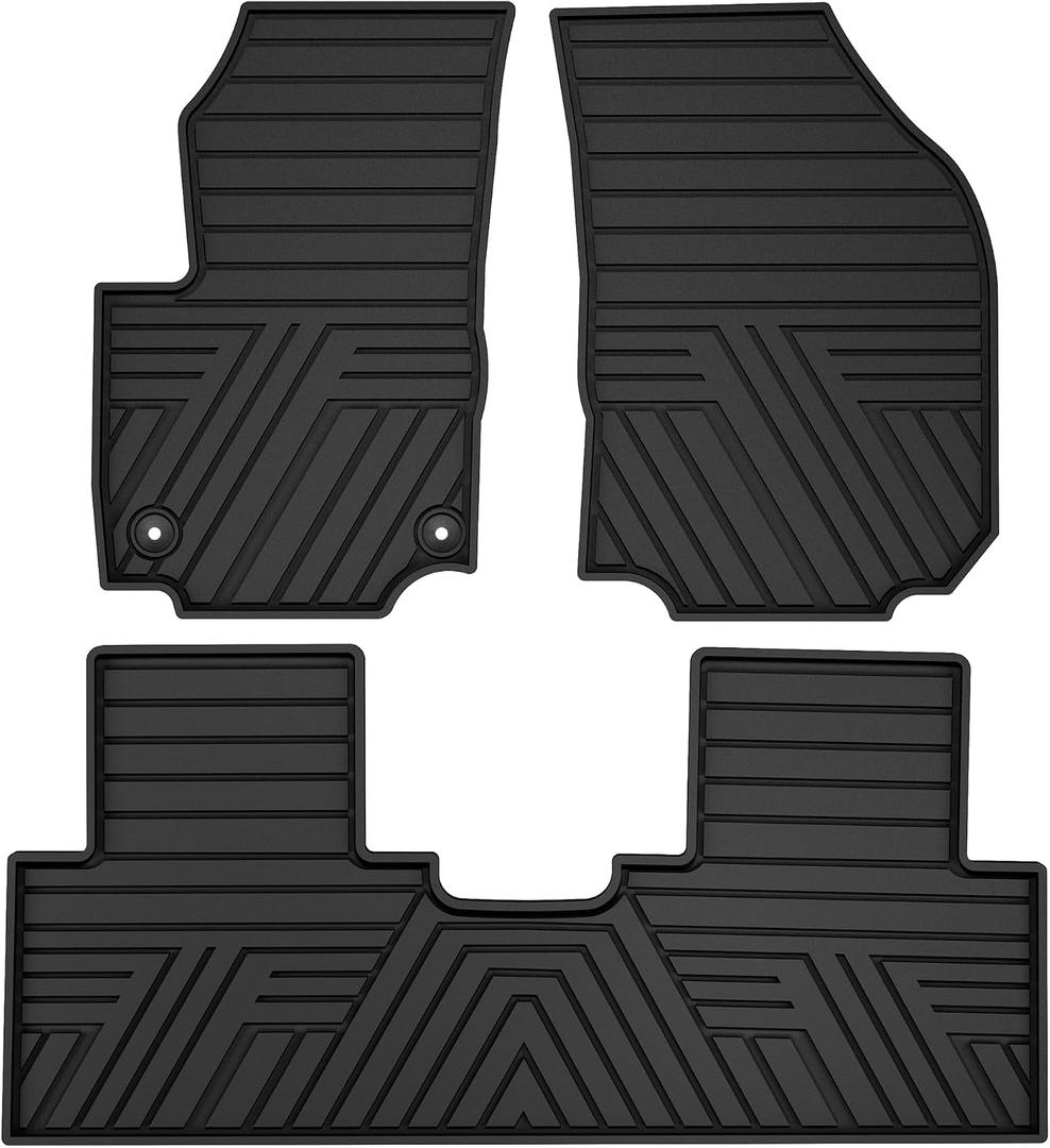 TTX LIGHTING Floor Mats for Chevy Equinox 2018-2024 (Not for EV), Black