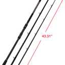 Fiblink Surf Fishing Rod 2 Piece/3 Piece/4 Piece Portable Travel Casting Rod Saltwater Surf Rod (9'/10'/12'/13')