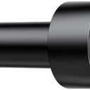 Curtain Rods for Windows 32-144 Inch, 1 Inch Adjustable Black Curtain Rod Set with Brackets, Easy Install