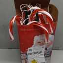 Christmas Candy Cane Lights, Candy Cane Lights Christmas Decorations Outdoor for Yard,Garden(10Inch), 10Pack (Red)