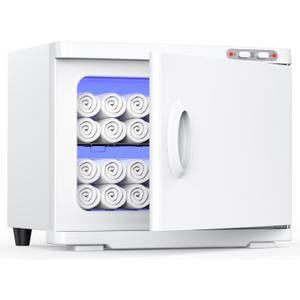 23L Hot Towel Warmer for Spa, Large 2-in-1 Spa Towel Warmers for Facials Esthetician, Towel Warmer Cabinet Towel Heater for Barber, Salon(White)