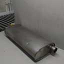 Walker Quiet-Flow SS 21602 Direct Fit Exhaust Muffler 2.5" Inlet (ID) 2.25" Outlet (ID) for Jeep Liberty