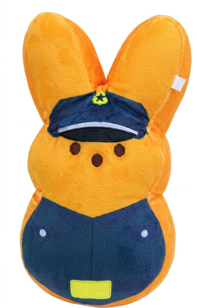 2 x Peep Dress Up Police Easter Plush, 5.75 in 