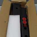 TOPTOW Trailer Receiver Hitch Extender Adapter 2" Drop/Riser, 7" and 9" Extension Length, 2" Shank, 7500lbs Towing Capacity, Matte Black