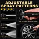 High Pressure Power Washer Nozzle Set (2-Pack), Universal Fit Garden Hose Sprayer for Car Washing & Outdoor Cleaning, Heavy Duty Watering Accessory