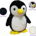 YH YUHUNG Walking Penguin Plush Toy Repeats What You Say with Clear Voice Talking Penguin Stuffed Animal Repeating Toy Animal for Boys and Girls