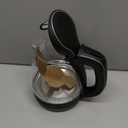 OVENTE Electric Kettle, 1.5L Borosilicate Glass Countertop Water Heater and Boiler for Coffee or Tea, BPA-Free, Auto Shut-Off, Boil-Dry Protection, Removable and Washable Spout Filter, Black KG83B (1.6 Quarts)