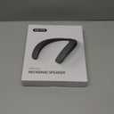 Smalody Bluetooth Speaker, Portable Wireless Neckband Home TV Speakers, Theater Stereo Surround Sound with Microphone, Wireless Loudspeaker for Outdoor Sports with Receiver