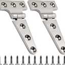 316 Stainless Steel T Hinges Marine Grade Heavy Duty Boat Hatch Hinge Casting Cabinet Hardware Door Hinge with Screws