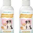 Milolabco Advanced Dental Spray, Dentaclean for Dogs & Cat, Probiotic Oral Care Spray for Fresh Breath, Helps Support Clean Teeth & Healthy Gums - No Brushing (2 Pack)