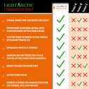 Ferro Rod Fire Starter Kit Survival Gear by LightArctic: 7-in-1 Flint and Steel Includes Compass, Whistle, 11 pcs Waxed Tinders with Waterproof Capsule - Tested in The Most Extreme Weather Conditions